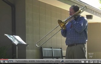 Man drove 1,400 miles to play trombone to help brother heal