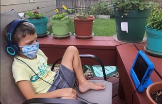 Dad shared how he got son to wear face mask