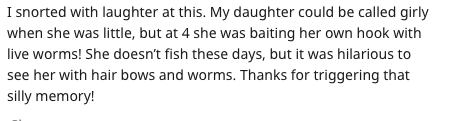 Comment on the dad's gender reveal party story
