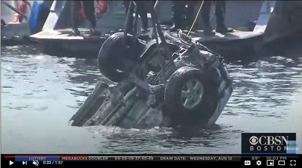 Bodies of Young Man and Woman Found in Sunken Car in Boston