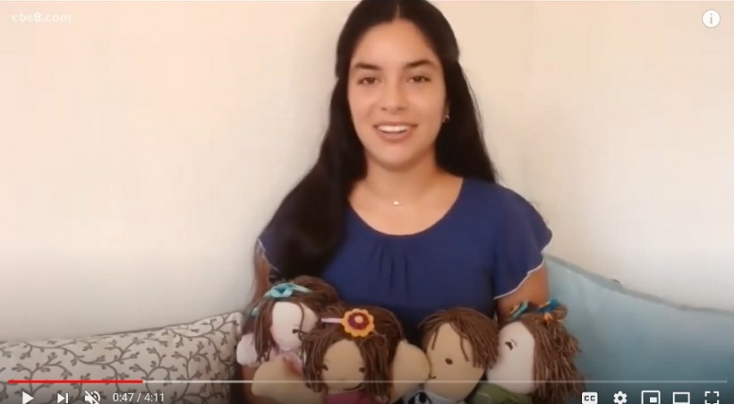 San Diego Teen Sews Unique Dolls for Children with Medical Conditions