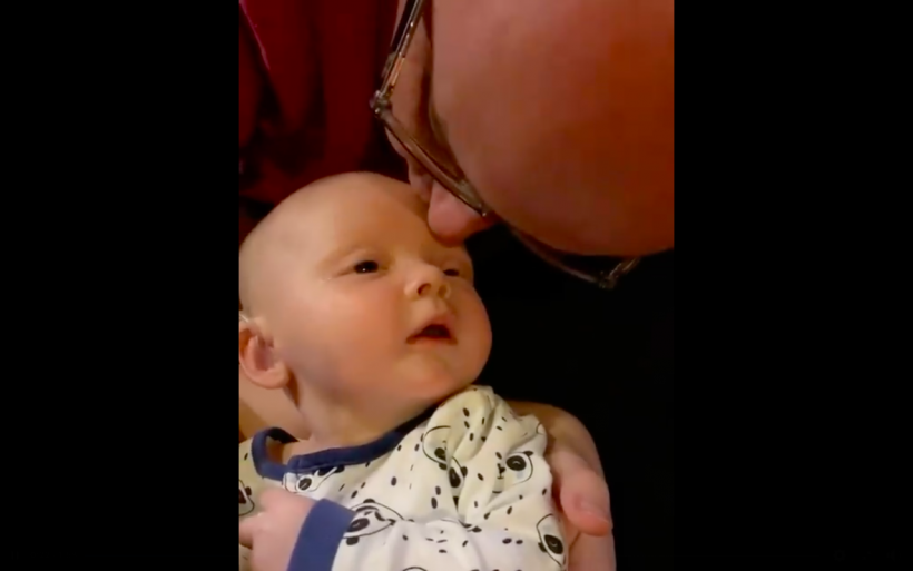 Uplifting Video: Newborn Baby Who Was Born Deaf, Hears Parents' Voices for the First Time
