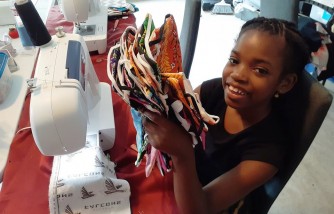 11-Year-Old Making Masks for Health Care Workers Surprised with Money for New Sewing Machine