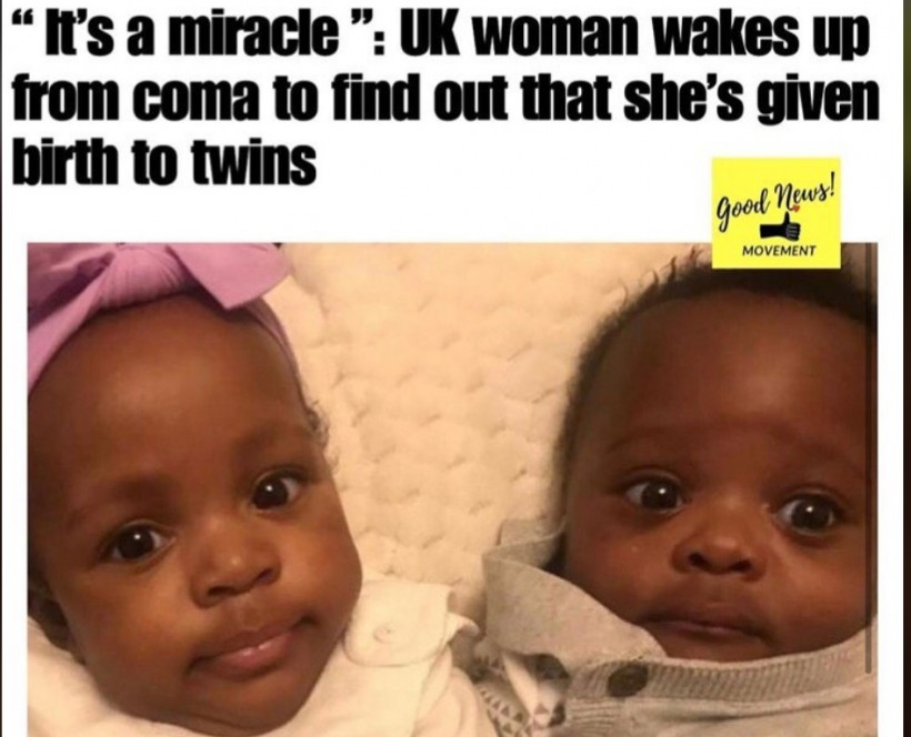 woman in coma gives birth to twins prematurely, after contracting COVID-19, woman gives birth after getting COVID-19,