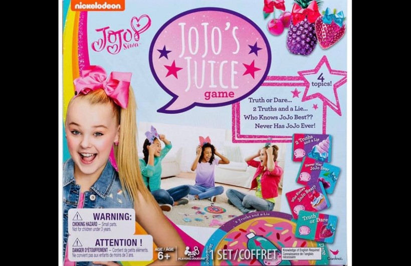 nickelodeon jojo juice game recall, game contents not appropriate for kids, nickelodeon jojo juice game not suitable for kids