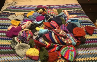 Woman Makes Handmade Hats for Babies to Spread Awareness of Heart Disease