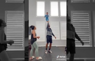 Cheerleading Dad, His Baby and Daughter Go Viral on TikTok
