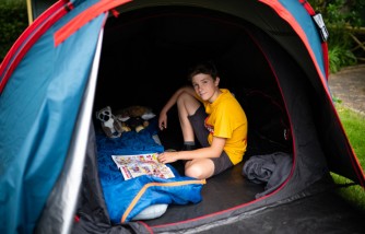 Why Boy in Tent in London Zoo Pledges to Keep Sleeping Outdoors
