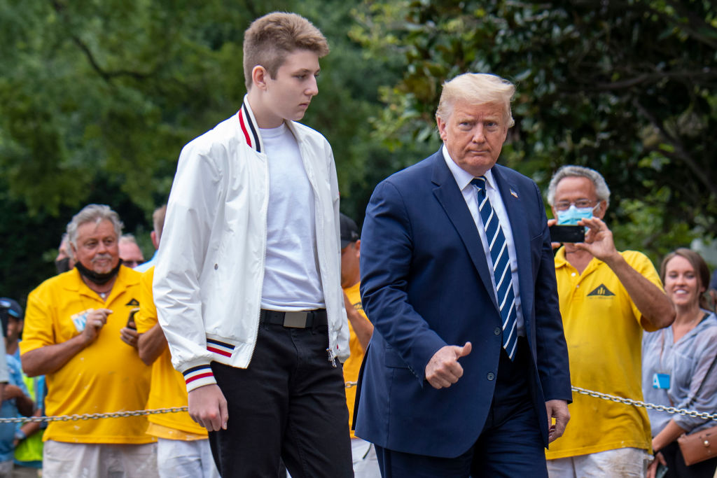Barron Trump Part of Class of 2024 at Palm Beach Private School