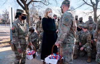 First Lady Jill Biden Visits Military Camp, Acknowledges Need for More Child Care Facilities