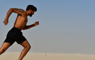 Man running