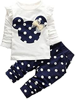 Cute Toddler Baby Girls Clothes Set Long Sleeve 