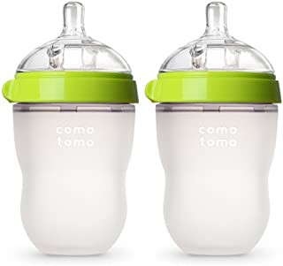 Comotom Baby Bottle Green, 8 Ounce