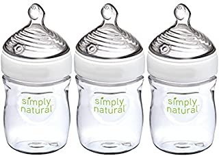 NUK Simply Natural Baby Bottle Clear 5 Ounce