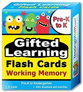 Gifted Learning Flash Cards Focus and Memory for Pre-Kindergarten
