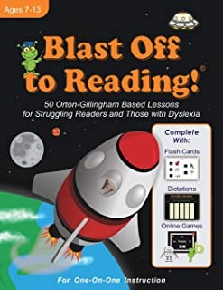 Blast Off to Reading! 50 Orton Gillingham Based Lessons for Struggling Readers