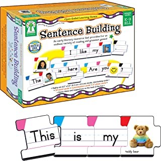 Carson Dellosa Sentence Building Literacy Resource with 86 Cards for Language