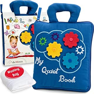 deMoca Quiet Book for Toddlers Montessori Basic Skills