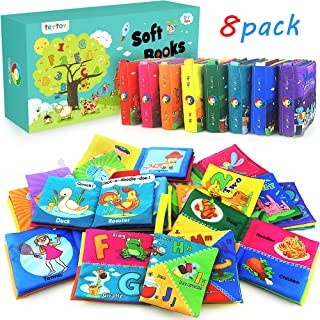 TeyToy Soft Book Non-Toxic Fabric Baby Cloth Activity Books