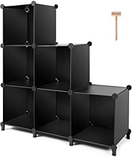 TomCare Cube Storage 6-Cube Closet Organizer Storage Shelves