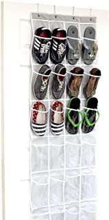 24 Pockets SimpleHouseware Crystal Clear Over the Door Organizer