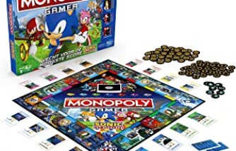 Monopoly Gamer Sonic the Hedgehog Edition Board Game for Kids 