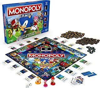 Monopoly Gamer Sonic the Hedgehog Edition Board Game for Kids 