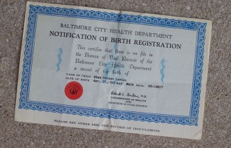 Listing A Father's Name on A Birth Certificate