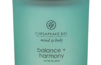 Chesapeake Bay Candle Scented Candle, Balance + Harmony 