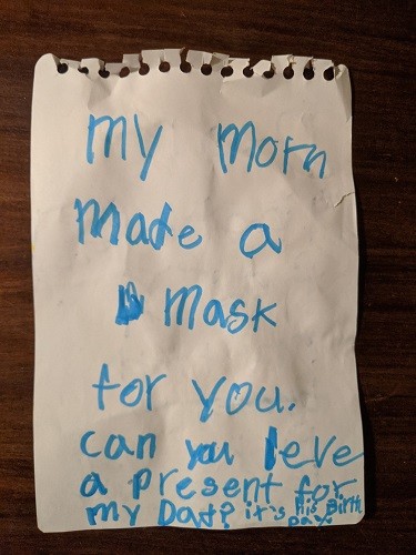 Child Who Lost Her Tooth Had Face Mask Ready for Tooth Fairy
