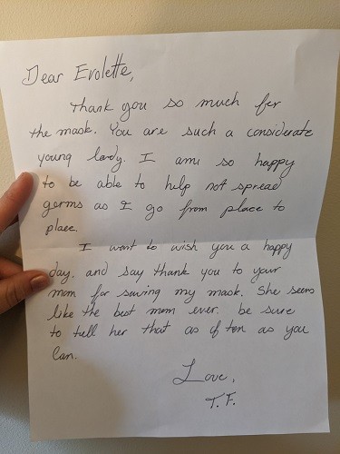 Child Who Lost Her Tooth Had Face Mask Ready for Tooth Fairy